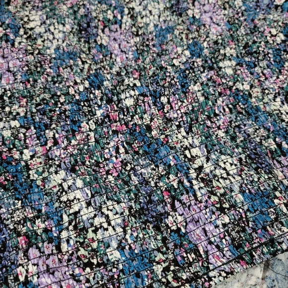 Wild Fable Floral Lightweight Top Sz 4X - Teal 331131446 - Picture 12 of 13